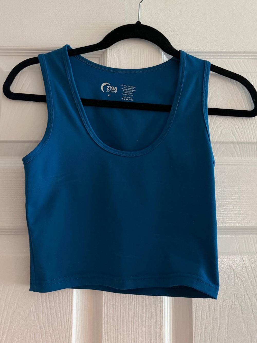 Ziya active peacock blue stronger tank xs
